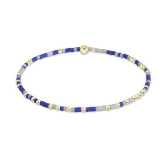 enewton 6.25" Gameday Hope Unwritten Bracelet - Blue White