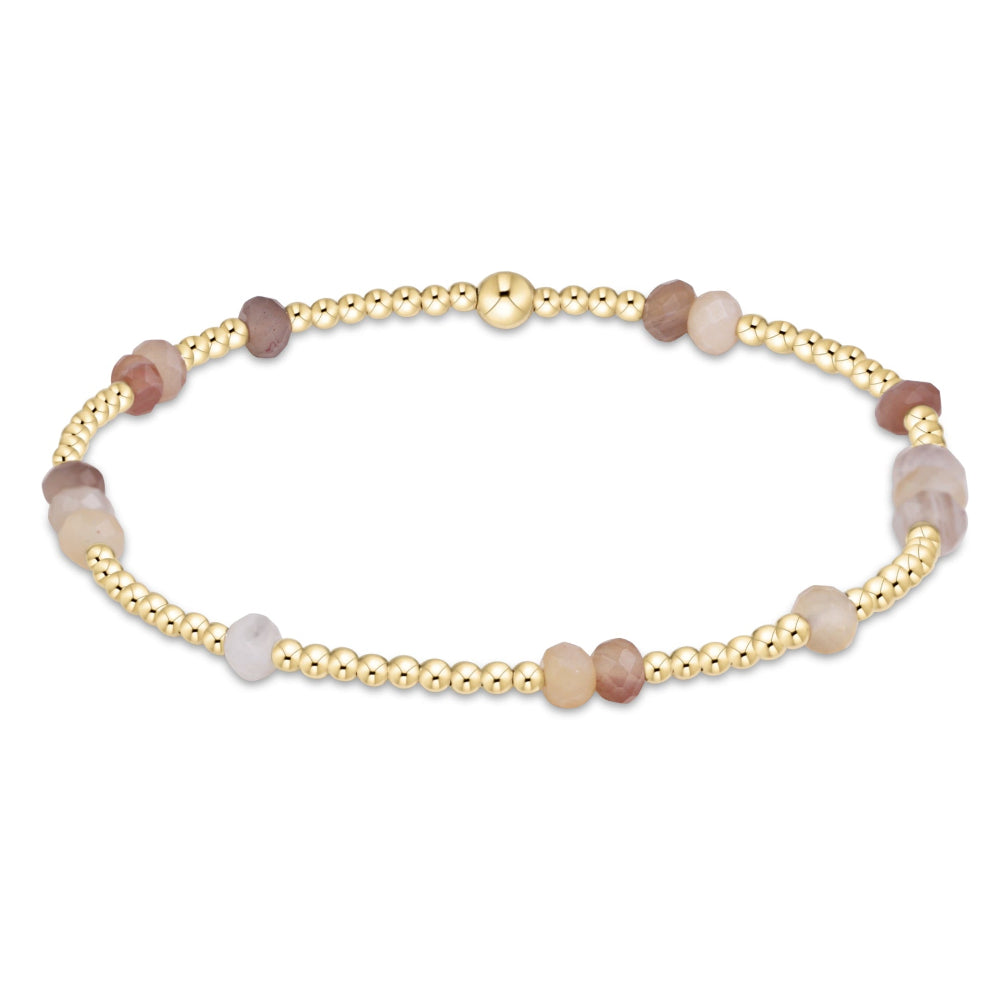 enewton 6.25" Hope Unwritten Gemstone 4mm Bracelet - Botswana Agate