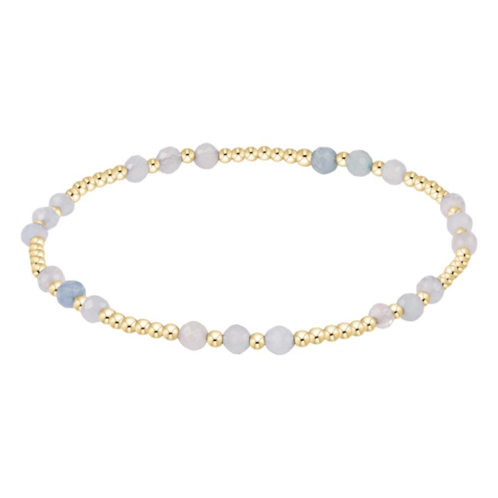 enewton 6.25" Joy Gem 3mm Bracelet - Aquamarine