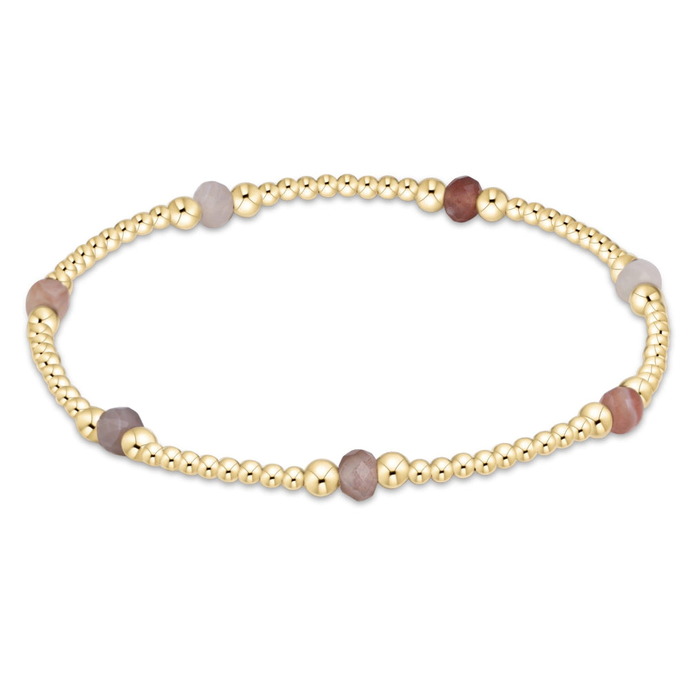 enewton 6.25" Purpose Gemstone 4mm Bracelet - Botswana Agate