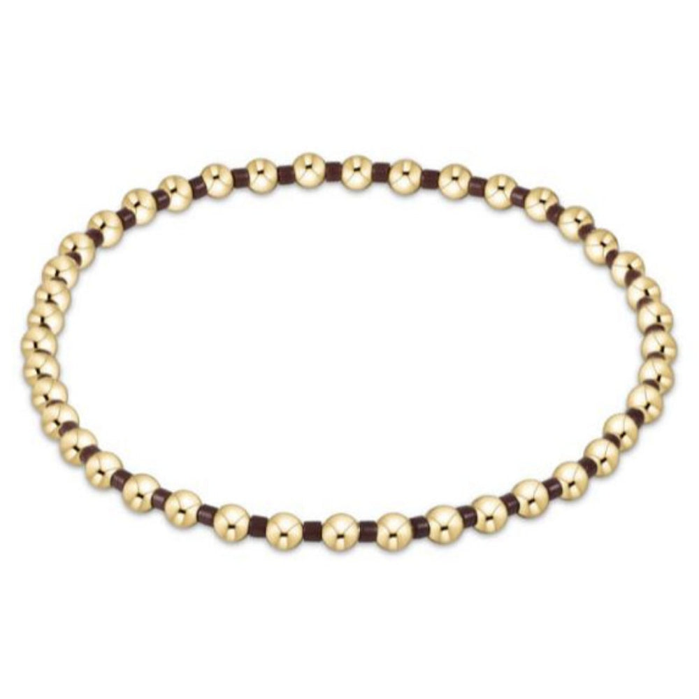 enewton 6.25" Hope Grateful Bracelet - Chocolate