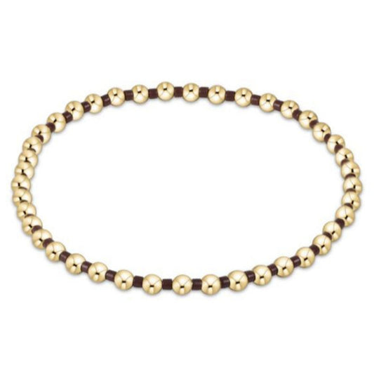 enewton 6.25" Hope Grateful Bracelet - Chocolate