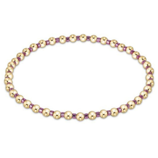 enewton 6.25" Hope Grateful Bracelet - Pink Metallic