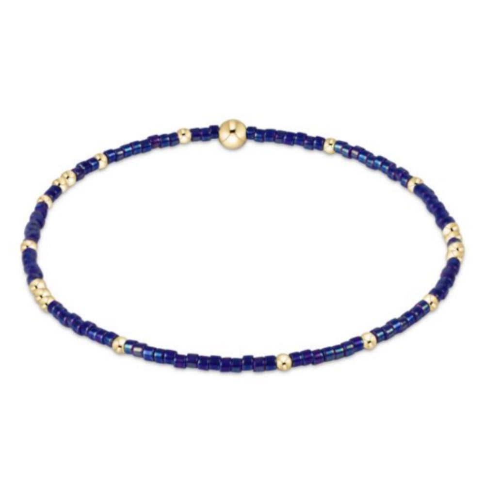 enewton 7.25" extends Hope Unwritten Bracelet - Blue Metallic