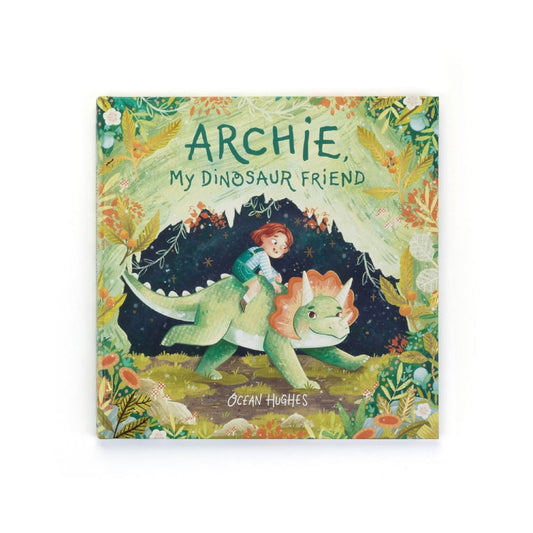 Jellycat Archie, My Dinosaur Friend Book
