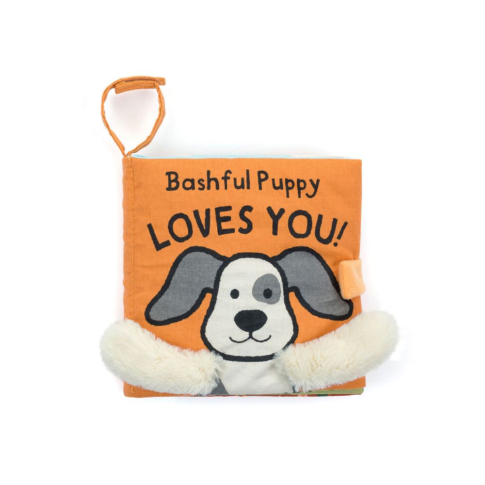 Jellycat Bashful Puppy Loves You Book