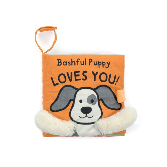 Jellycat Bashful Puppy Loves You Book