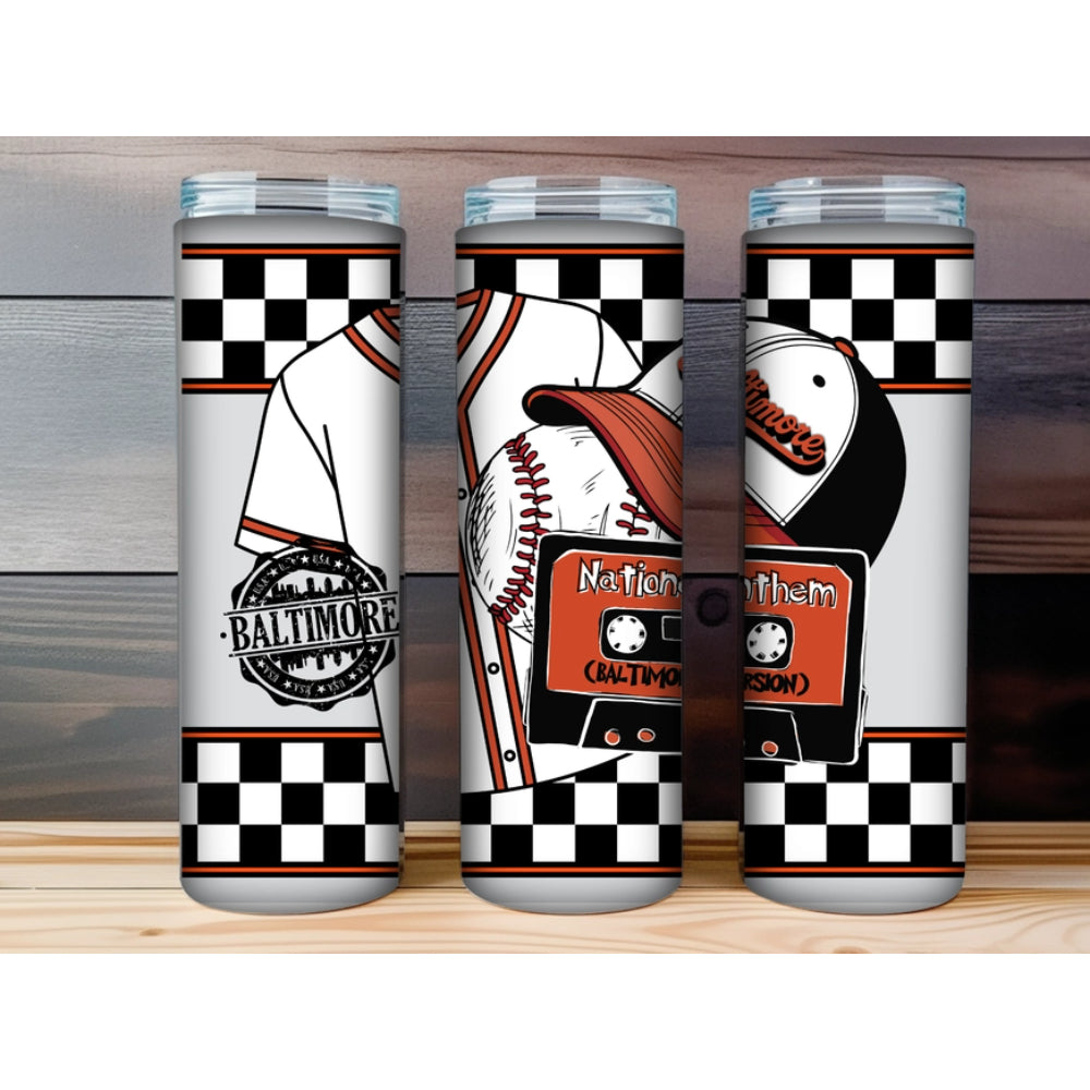 20 oz Tumbler: Baltimore Baseball National Anthem Orioles