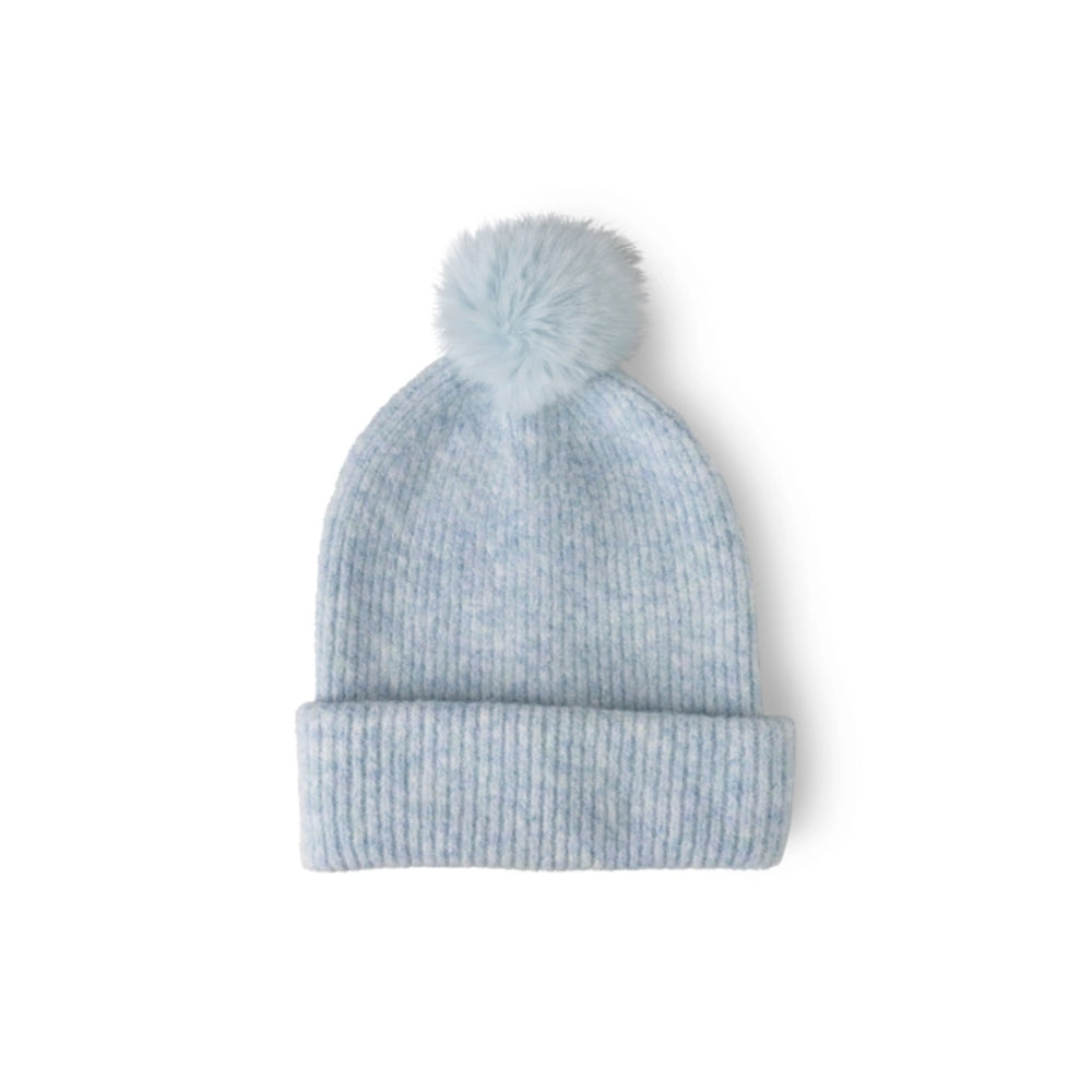 DM Merchandising Britt's Knits Powder Knit Ultra Soft Pom Hat