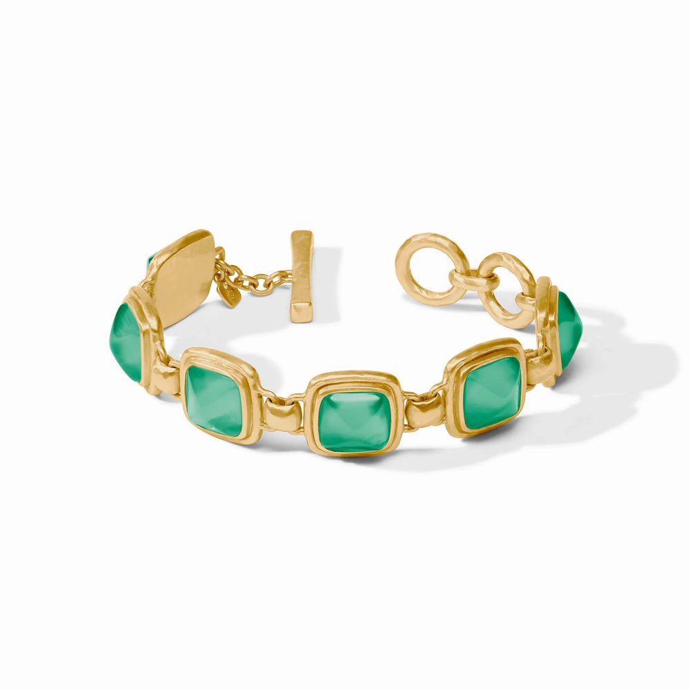 Julie Vos Sahara Stone Bracelet - Iridescent Emerald Green