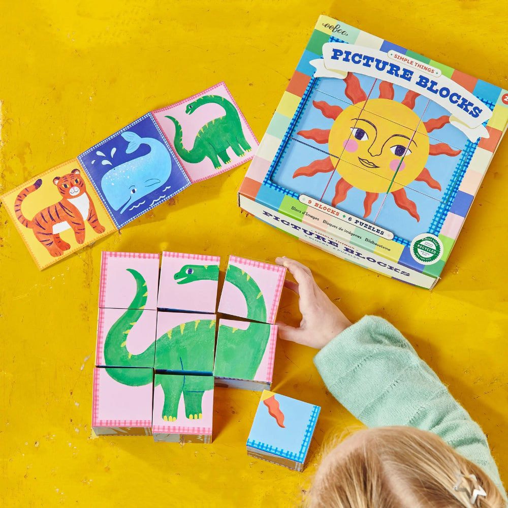 Eeboo Simple Things Picture Blocks