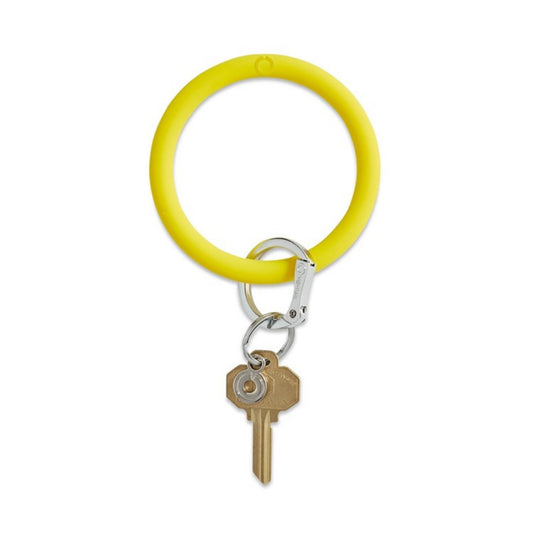 Oventure Silicone Big O Key Ring-Yes Yellow