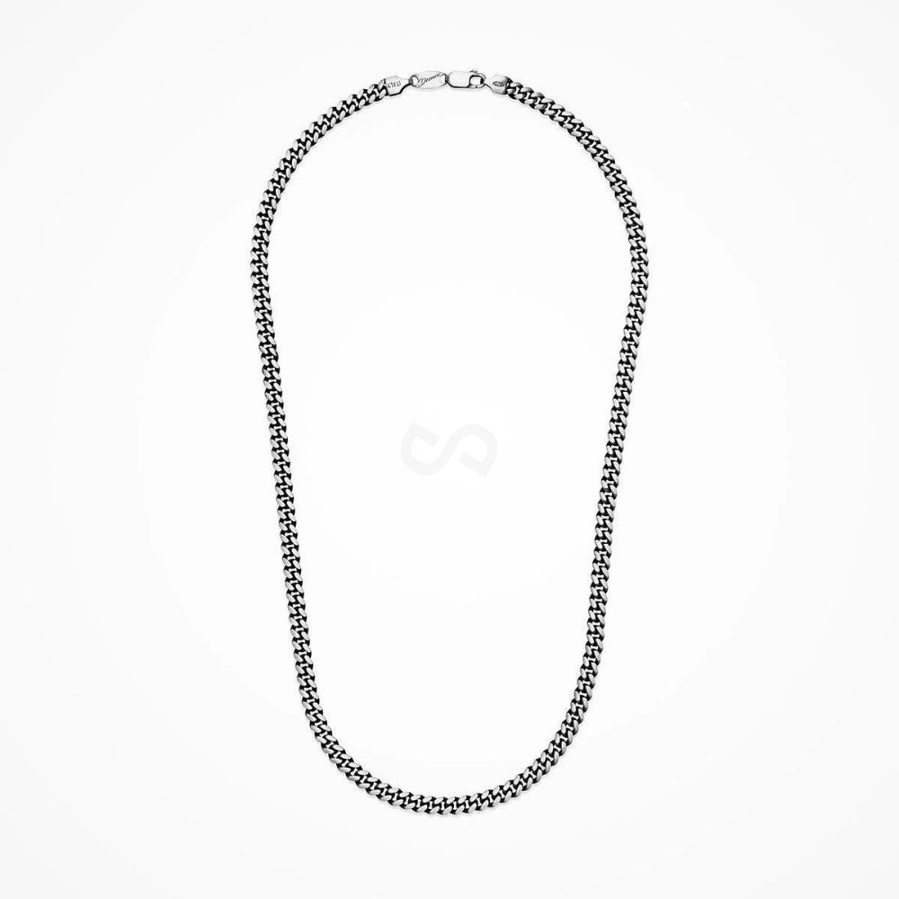 Desmos Sterling Silver Bombe Link Necklace 22"