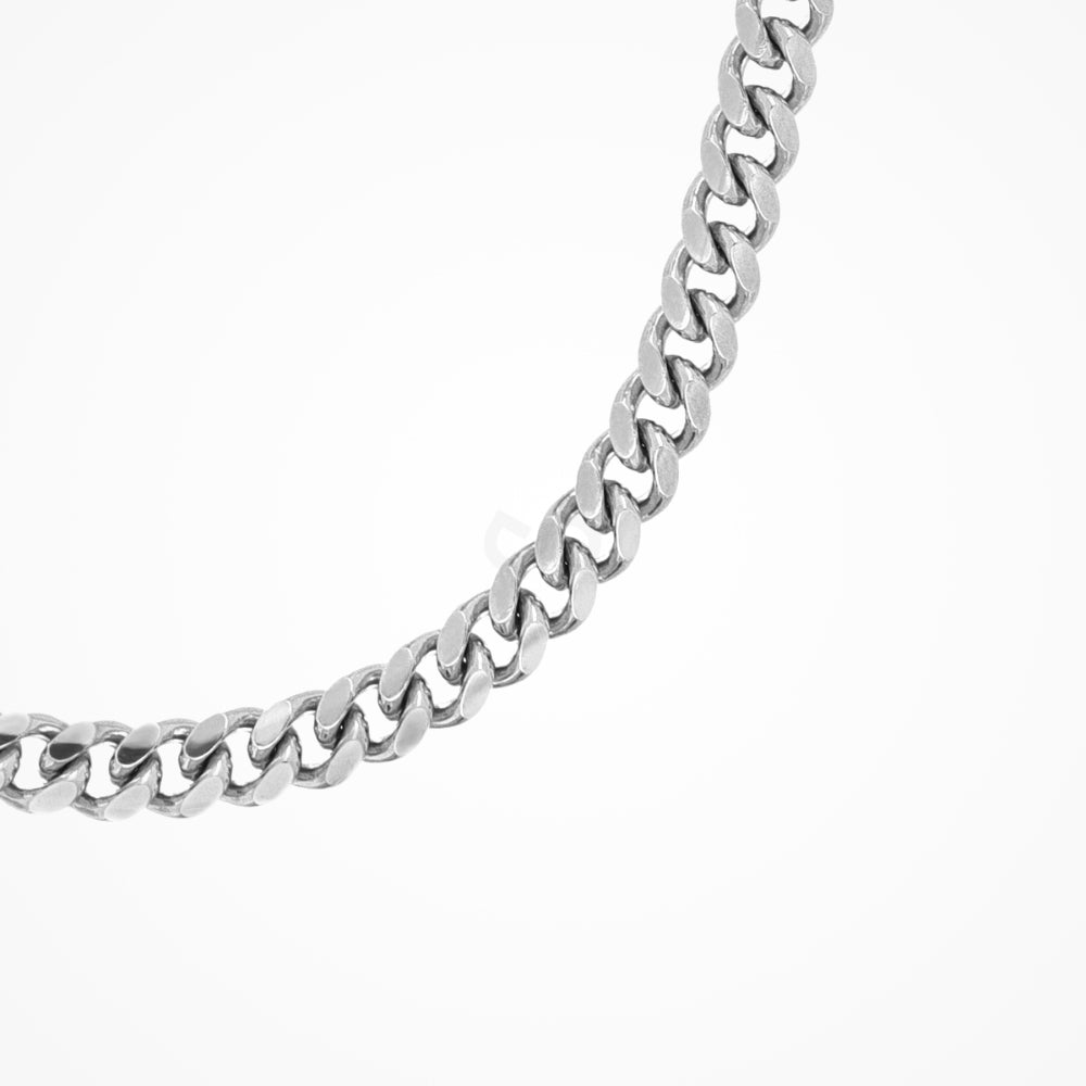 Desmos Sterling Silver Bombe Link Necklace 22"