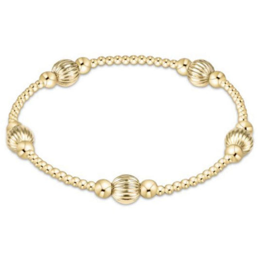enewton 6.25" Purpose Dignity 6mm Bead Bracelet - Gold