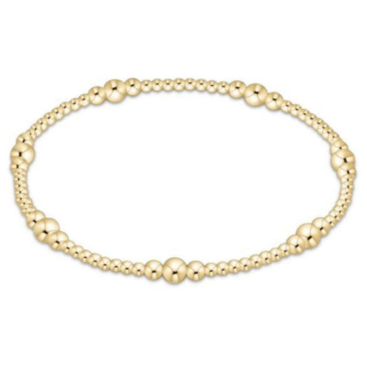 enewton 6.25" Purpose Gold 4mm Bead Bracelet