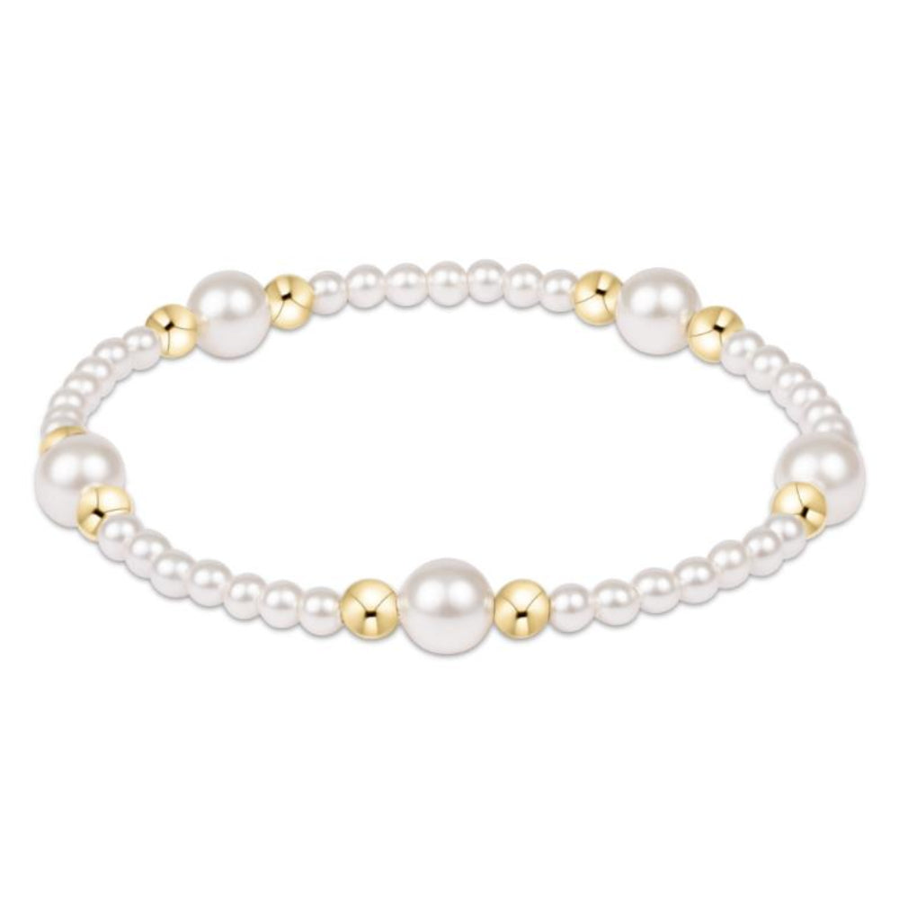 enewton 6.25" Purpose Pearl 6mm Pearl Bracelet