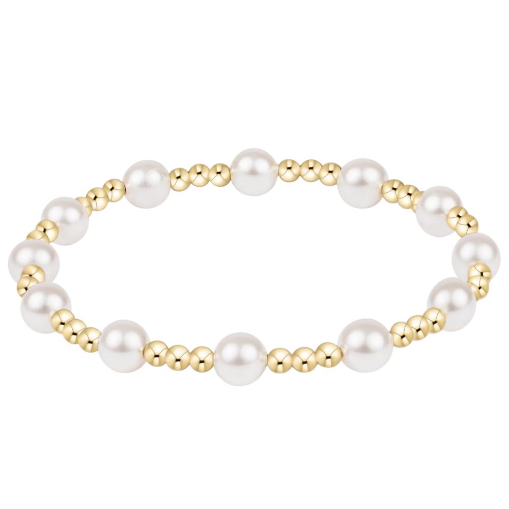 enewton 7.25" Extends Sincerity Pearl 6mm Bracelet