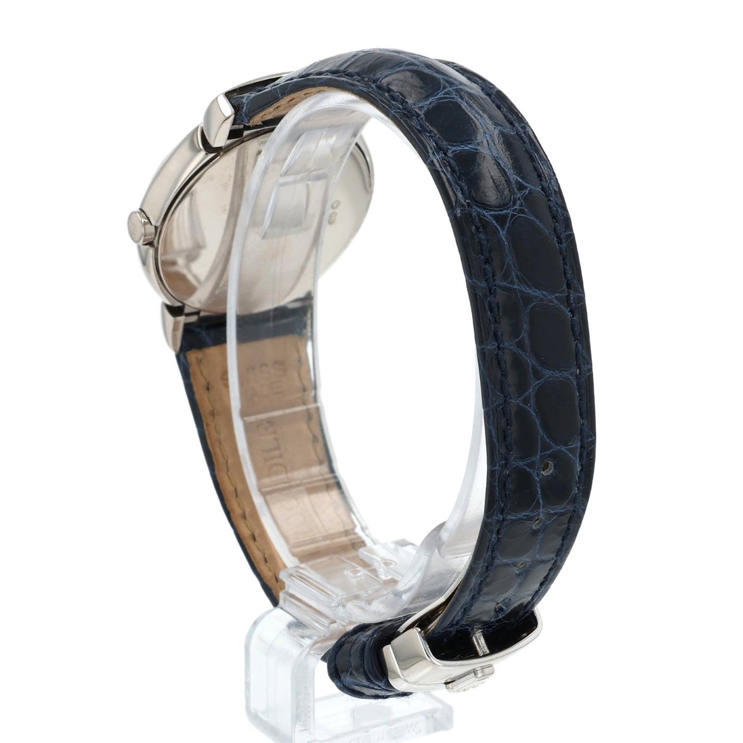 Estate Rolex 18k White Gold 26mm Ladies' Cellini Cellissima Blue Roman Dial 6671 With Box & Paper C.2003