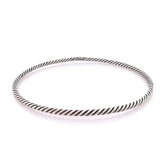 Estate David Yurman Sterling Silver Slip-On Bangle Bracelet