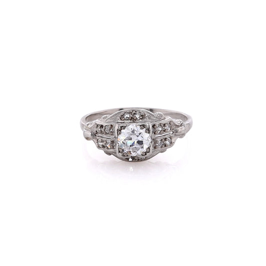 Estate Platinum Diamond Ring