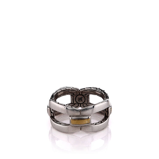 Estate John Hardy Two-Tone Classic Chain Collection Polished Link Band