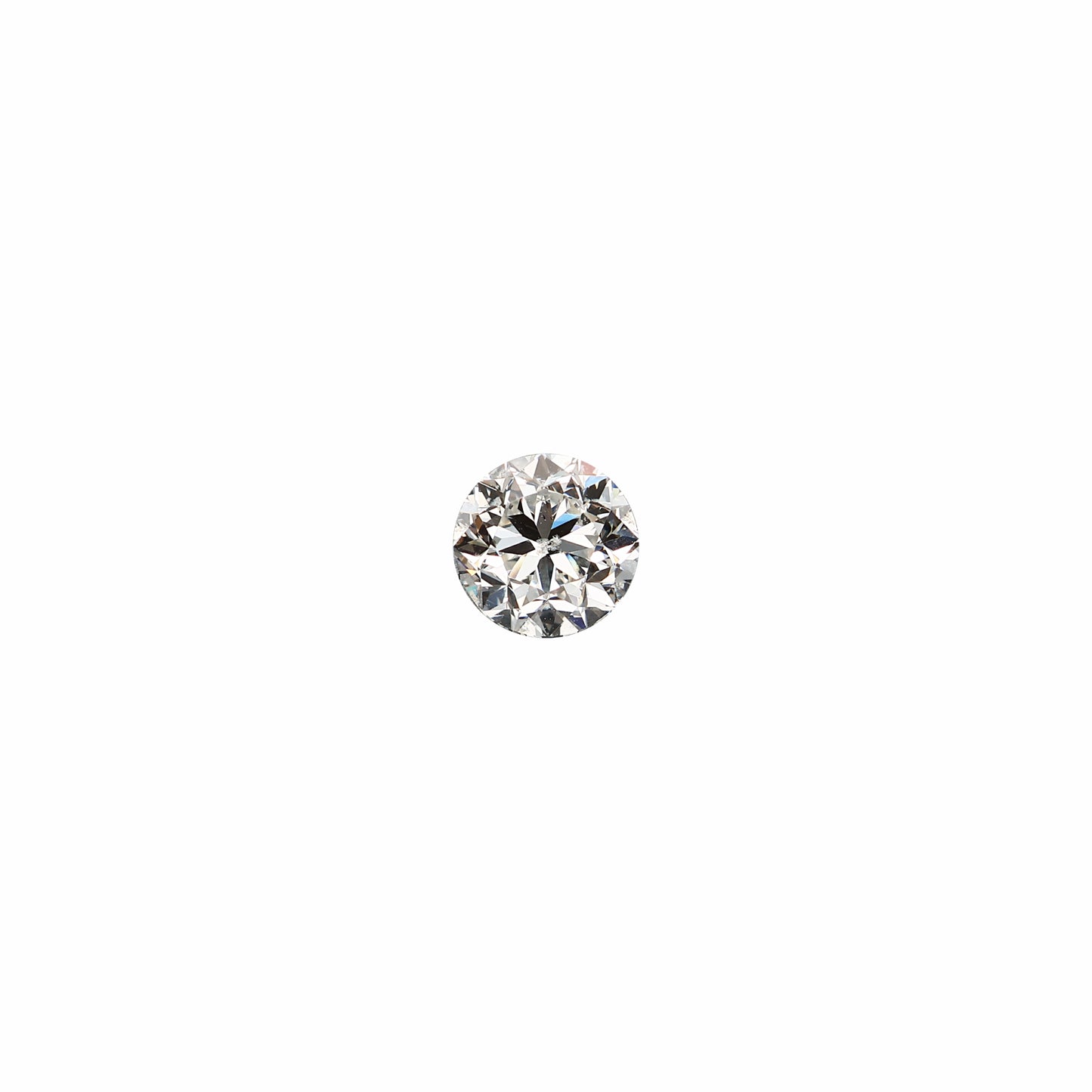 Transitional round 1.02 carat diamond graded GI1 on a white background