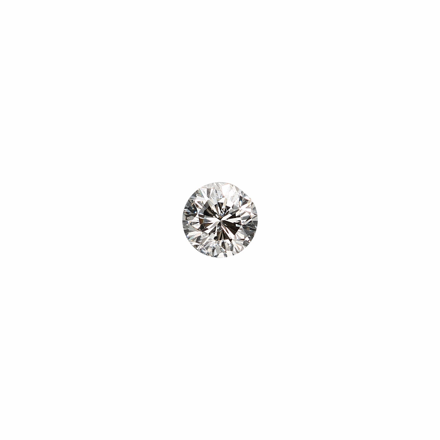 Round 1.03ct diamond graded JI1 on a white background