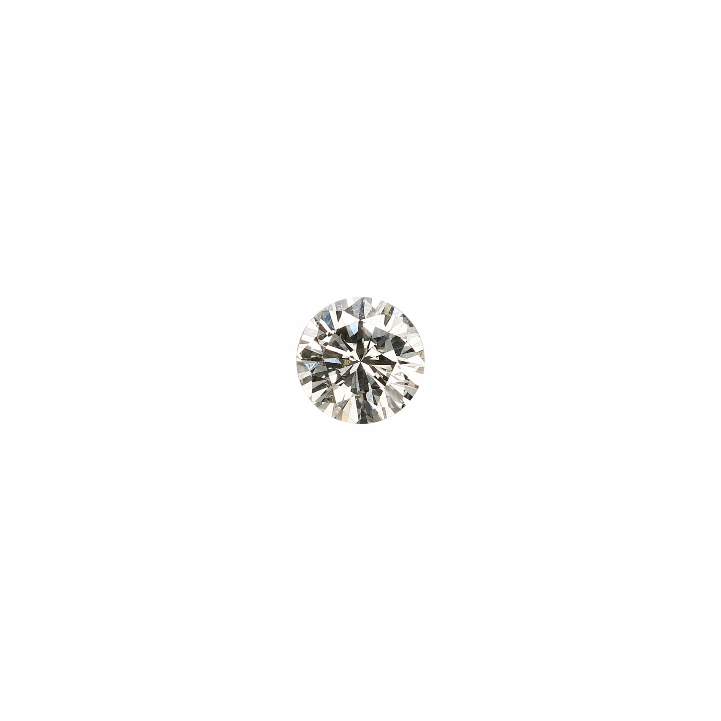 Round 1.01 carat diamond graded MSI1 on a white background