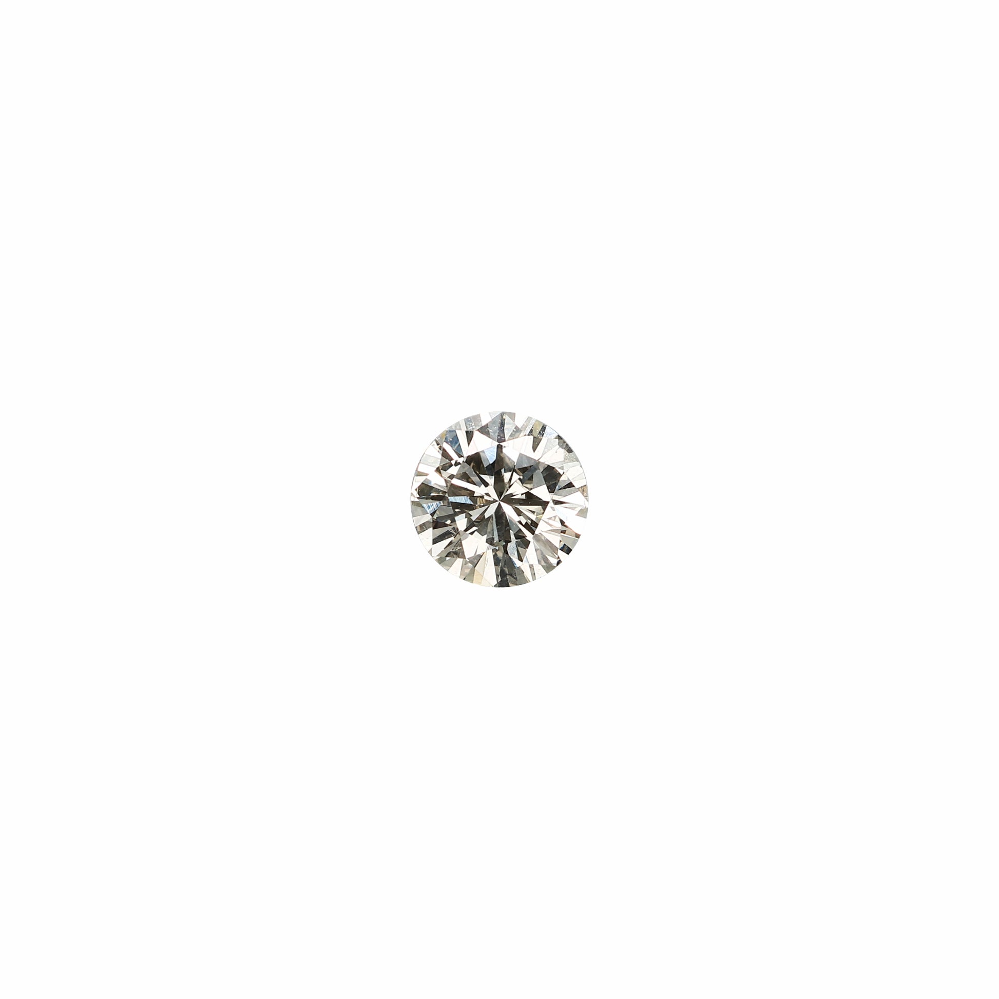 Round 1.01 carat diamond graded MSI1 on a white background