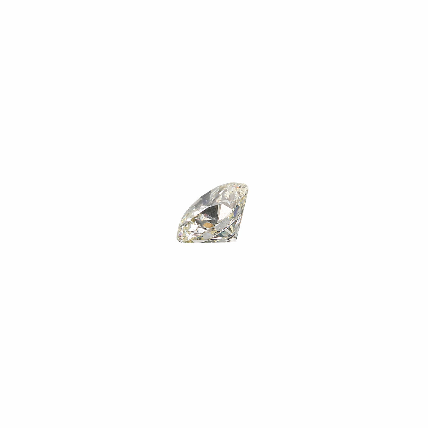 Round 1.51 carat GIA certified diamond graded LVVS1 on a white background