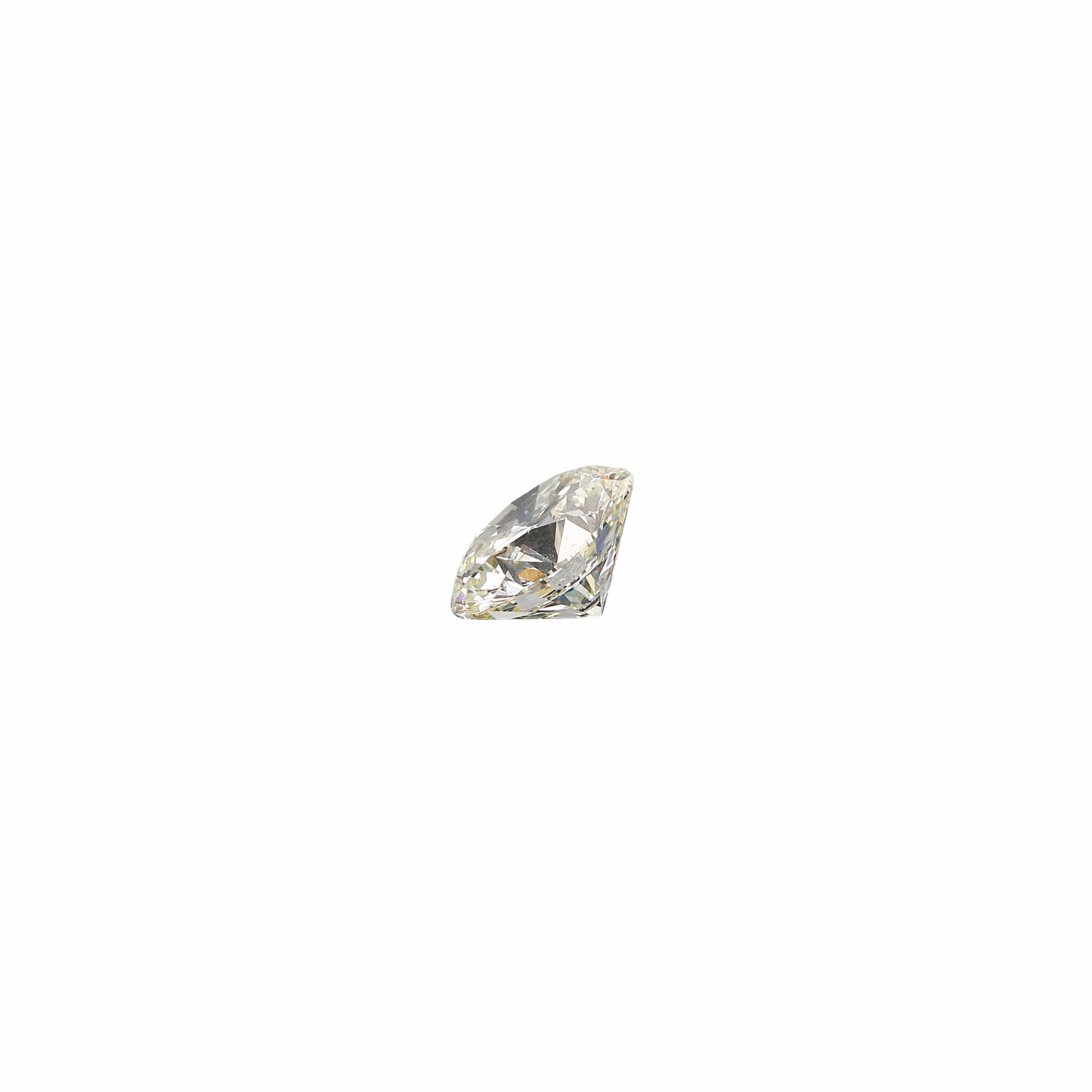 Round 1.51 carat GIA certified diamond graded LVVS1 on a white background