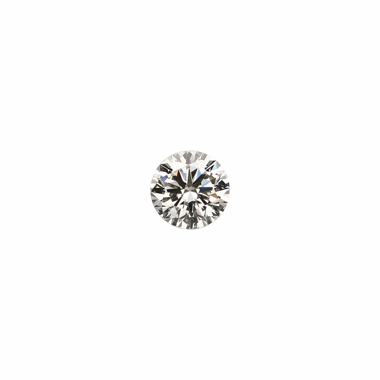 Round 1.51 carat GIA certified diamond graded LVVS1 on a white background