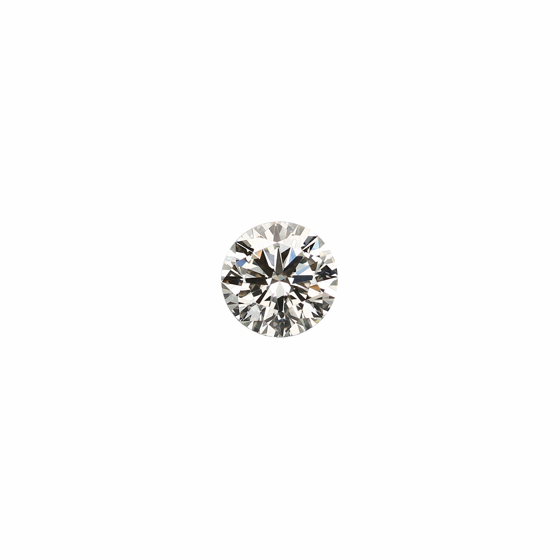 Round 1.51 carat GIA certified diamond graded LVVS1 on a white background