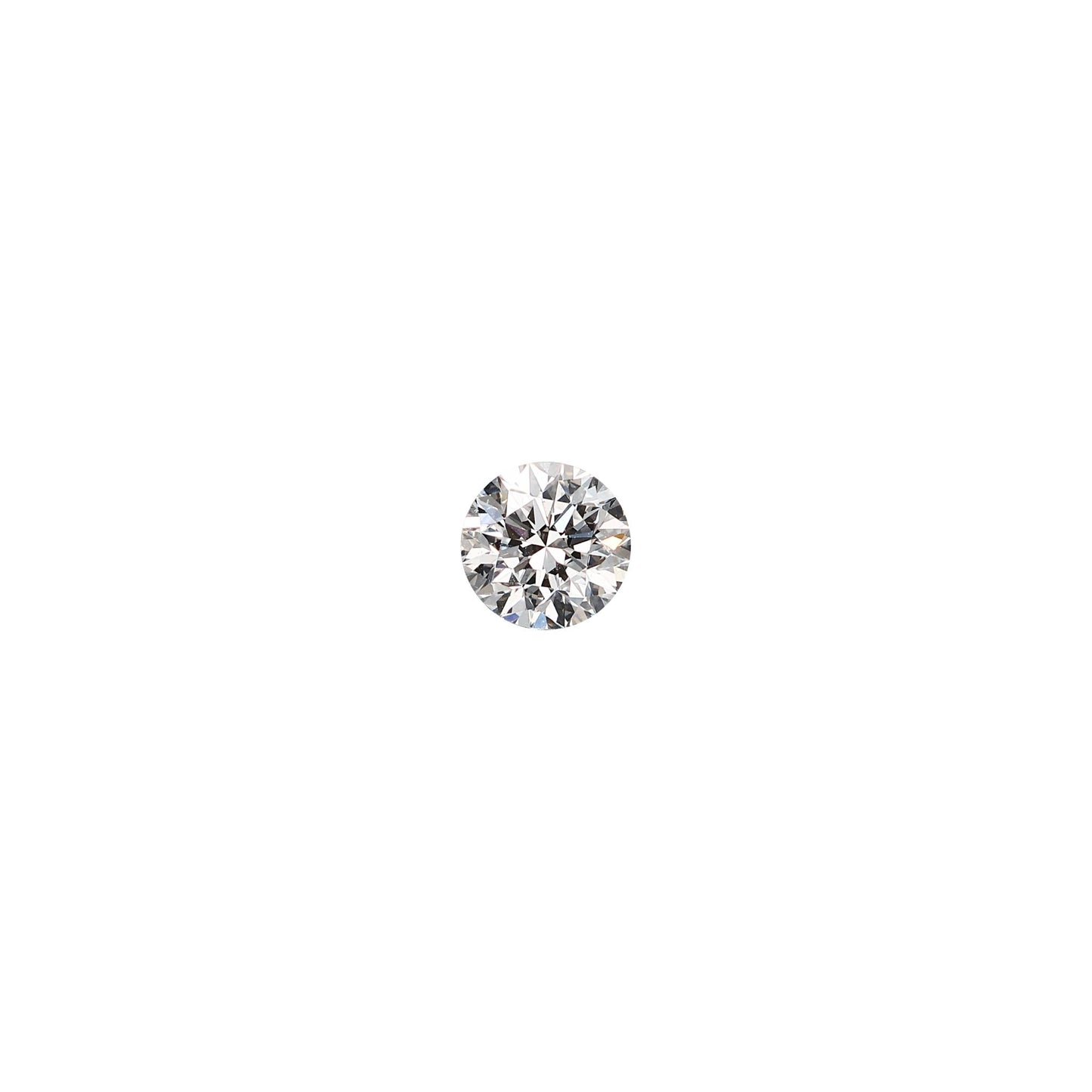 Round .70 carat GIA certified diamond graded DVS1 on a white background