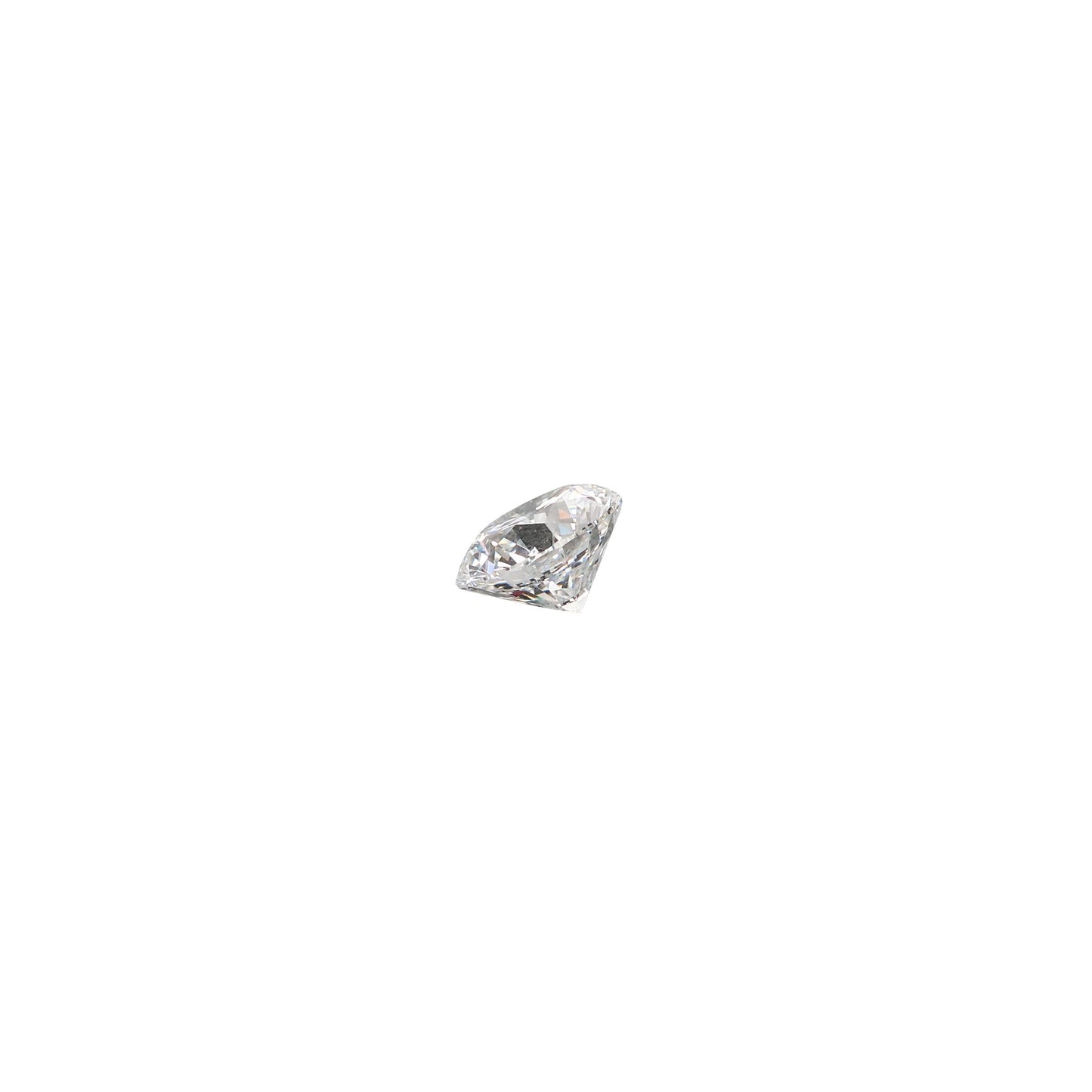 Round .90 carat triple excellent GIA certified diamond graded EVVS1 on a white background