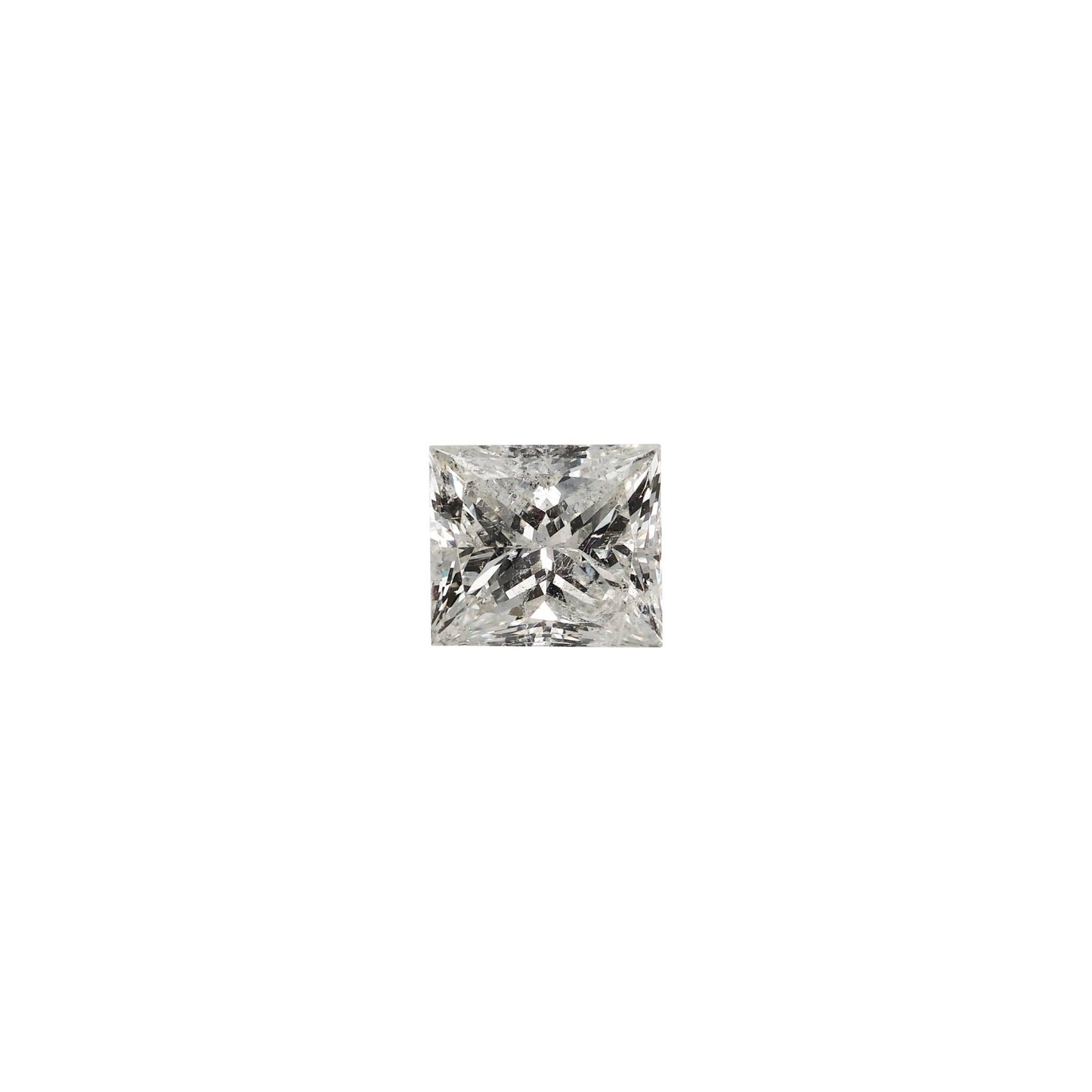 Princess 3.02ct KI1 Clarity Enhanced Fracture Filled and Laser Drilled Diamond