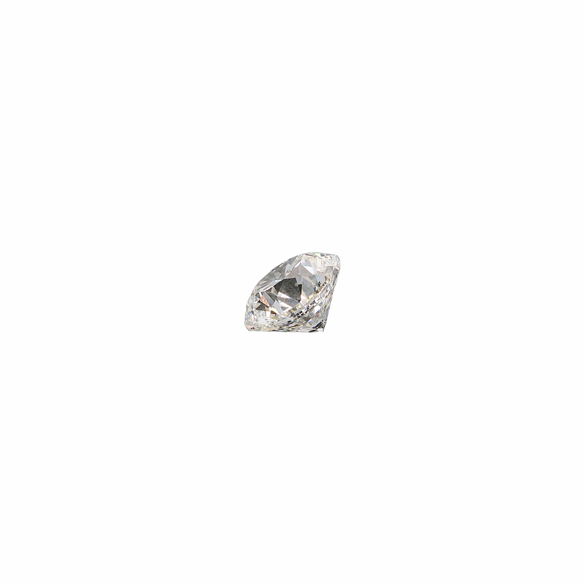Round 1.51 carat GIA certified diamond graded HVS1 on a white background