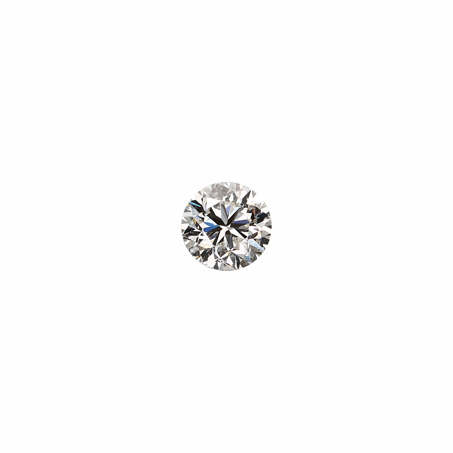 Round 1.51 carat GIA certified diamond graded HVS1 on a white background