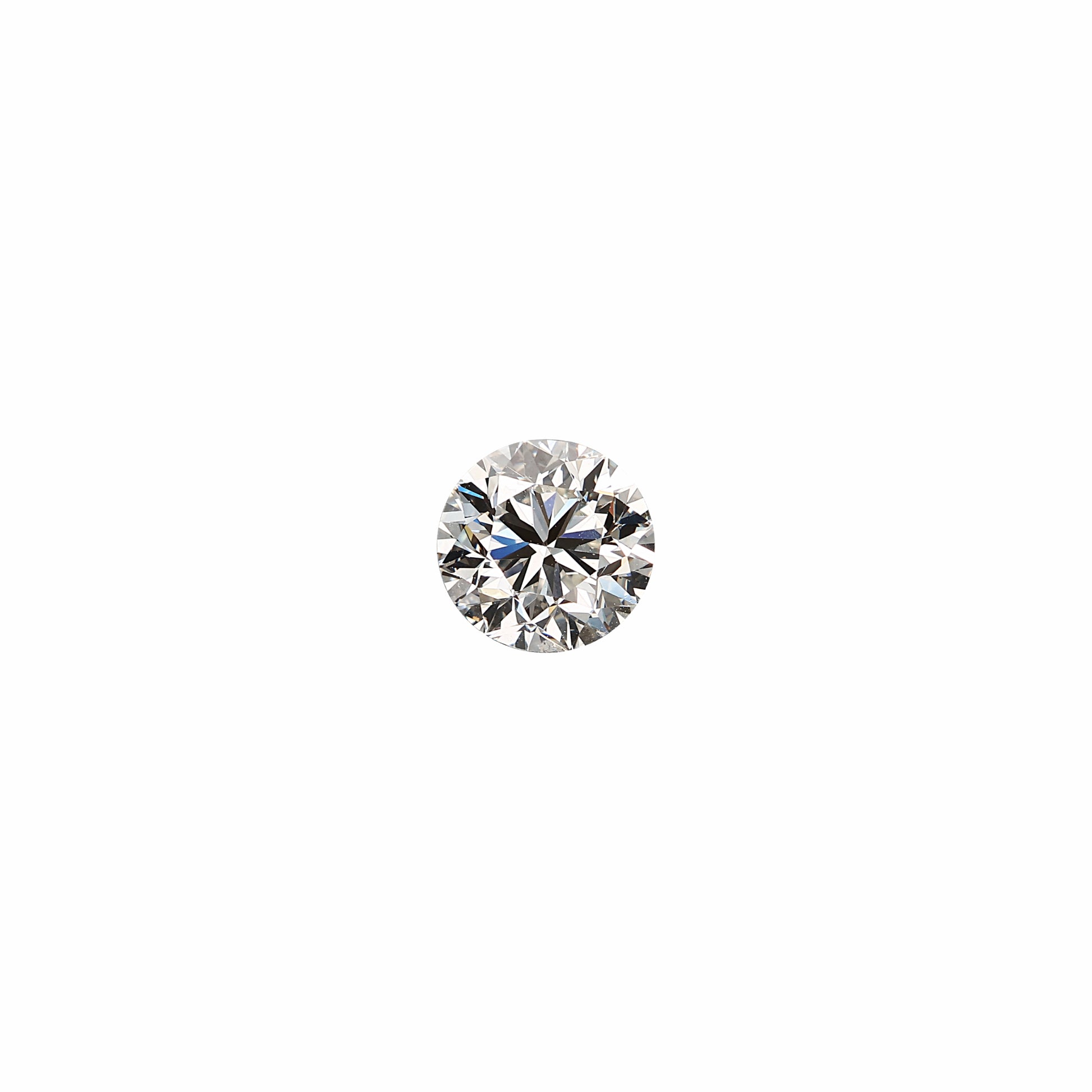 Round 1.51 carat GIA certified diamond graded HVS1 on a white background