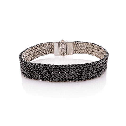 John Hardy Sterling Silver Classic Reversible Chain Bracelet Large