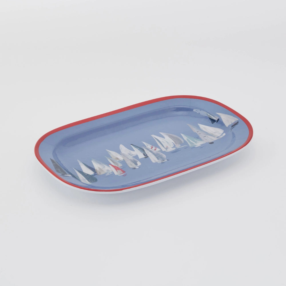 Kim Hovell Melamine Platter - Race Day