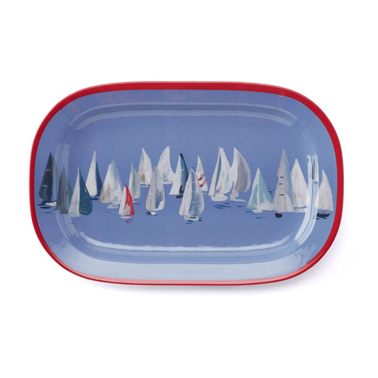Kim Hovell Melamine Platter - Race Day