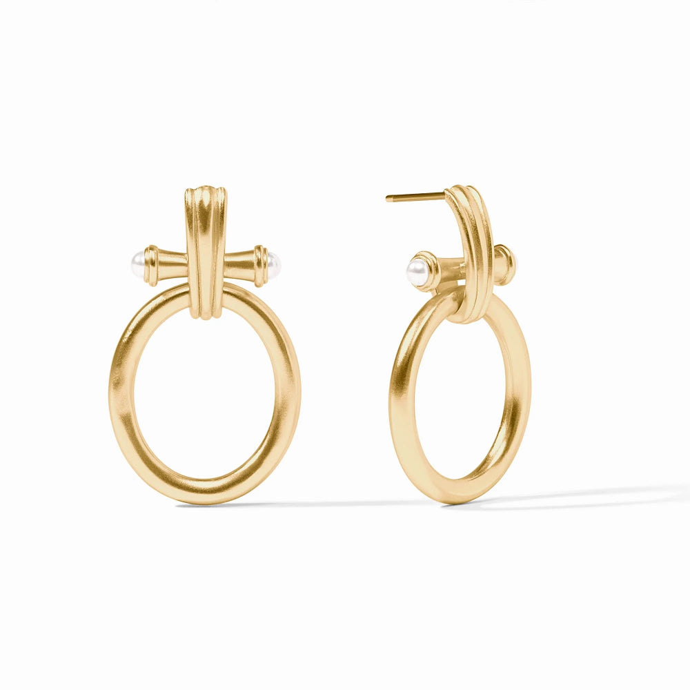 Julie Vos Bamboo Doorknocker Earrings