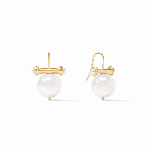 Julie Vos Bamboo Pearl Earrings