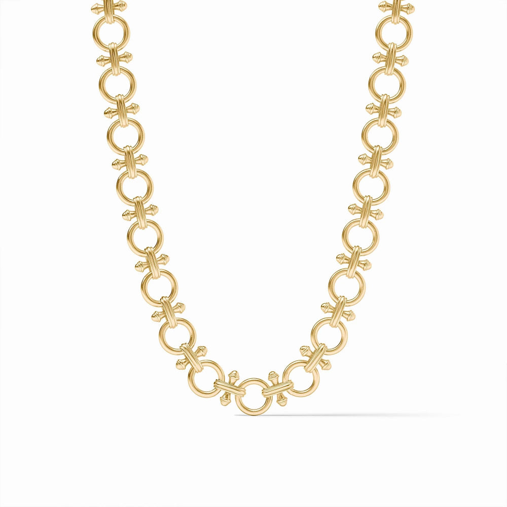 Julie Vos Bamboo Link Necklace