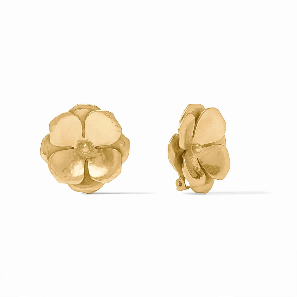 Julie Vos Bloom Clip Earrings