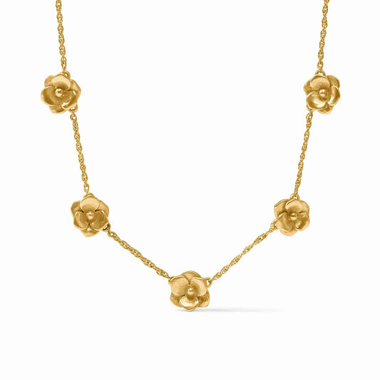 Julie Vos Bloom Delicate Station Necklace