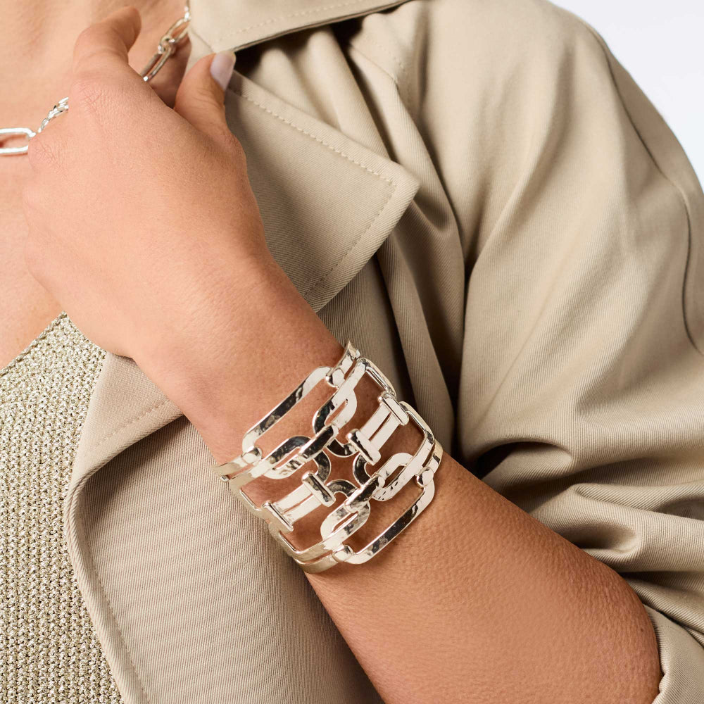 SILVER STATEMENT CUFF