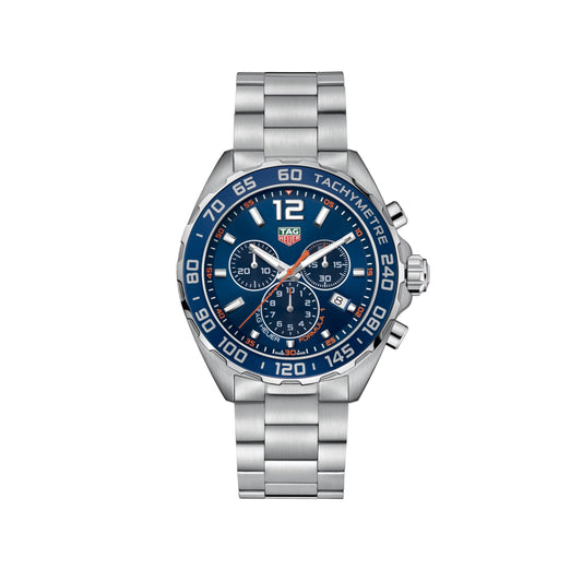 TAG Heuer Gents Formula 1 43mm Quartz Chronograph - Blue
